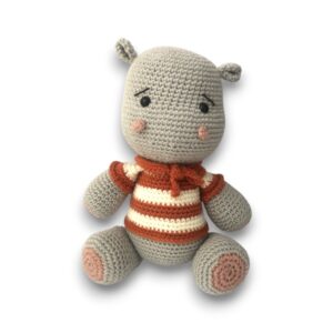 hipopótamo, amigurumi, manos obreras, bolivia, hecho a mano, artesanias, tejidos, crochet
