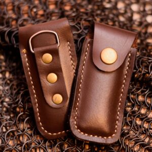 Cuchillos, funda, cuaderno, cuero, manos obreras, bolivia, hecho a mano, artesanias