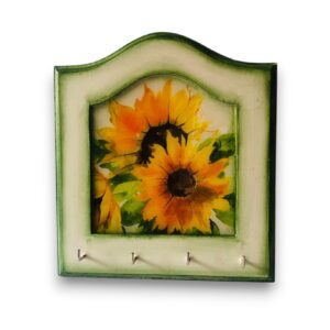Porta llaves, trupan, pintado a mano, madera, manos obreras, bolivia, hecho a mano, artesanias