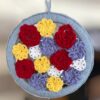 atrapa sueños, flores, manos obreras, bolivia, hecho a mano, artesanias, tejidos, crochet, palillo, lana, hilo de algodón
