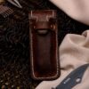 Cuchillos, funda, cuaderno, cuero, manos obreras, bolivia, hecho a mano, artesanias