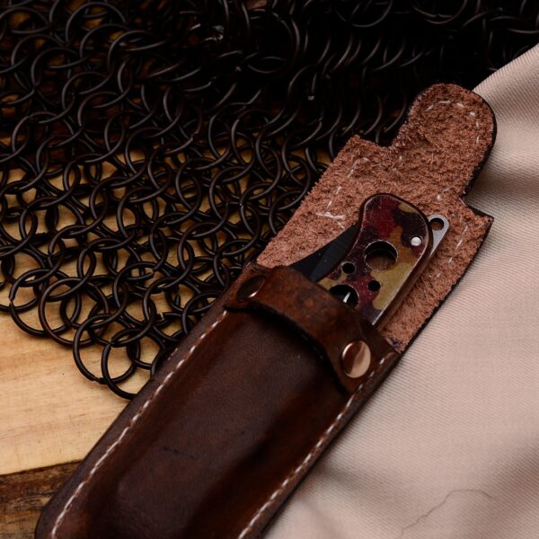 Cuchillos, funda, cuaderno, cuero, manos obreras, bolivia, hecho a mano, artesanias