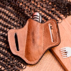 Cuchillos, funda, cuaderno, cuero, manos obreras, bolivia, hecho a mano, artesanias