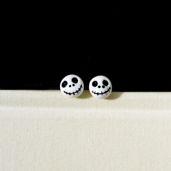 Jack, HALLOWEEN, bisuteria, porcelana fría, collar, aretes, manos obreras, bolivia, hecho a mano, artesanías