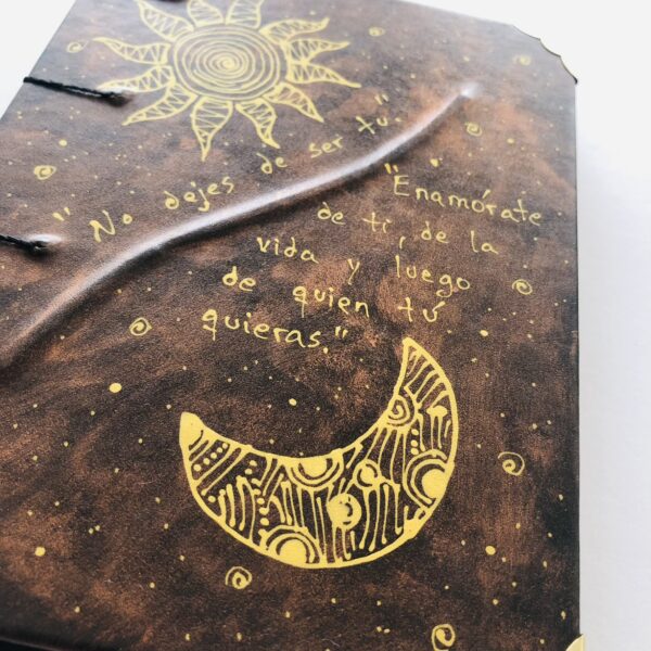 Cuadernos Artesanales de Bolsillo - Sol y Luna - Imagen 2
