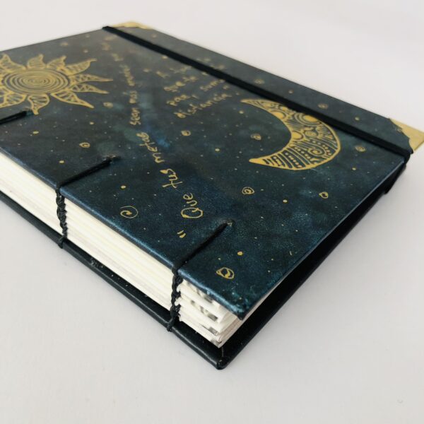 Cuadernos Artesanales de Bolsillo - Sol y Luna - Imagen 2