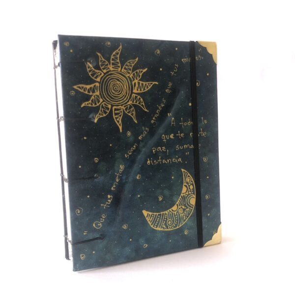 Cuadernos, pintados a mano, manos obreras, Bolivia, hecho a mano, artesanías, mujeres artesanas.