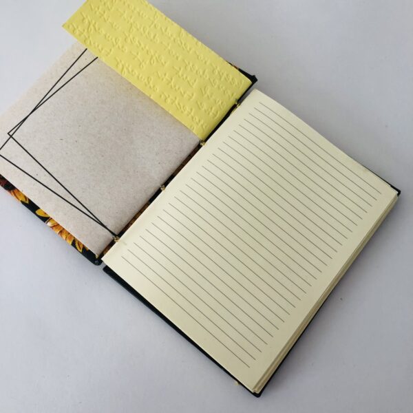 Cuadernos Artesanales de Bolsillo - Girasoles - Imagen 4