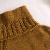 Poncho en Alpaca en Mostaza - Imagen 4
