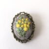 cabujon, bisuteria, bordado, collar, cintas, mechillas, manos obreras, bolivia, hecho a mano, artesanías