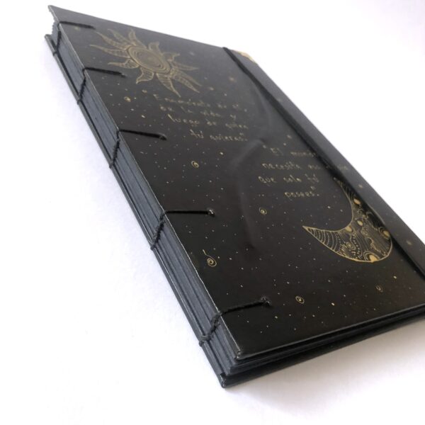 Cuadernos Artesanales Grande - Sol y Luna - Imagen 2