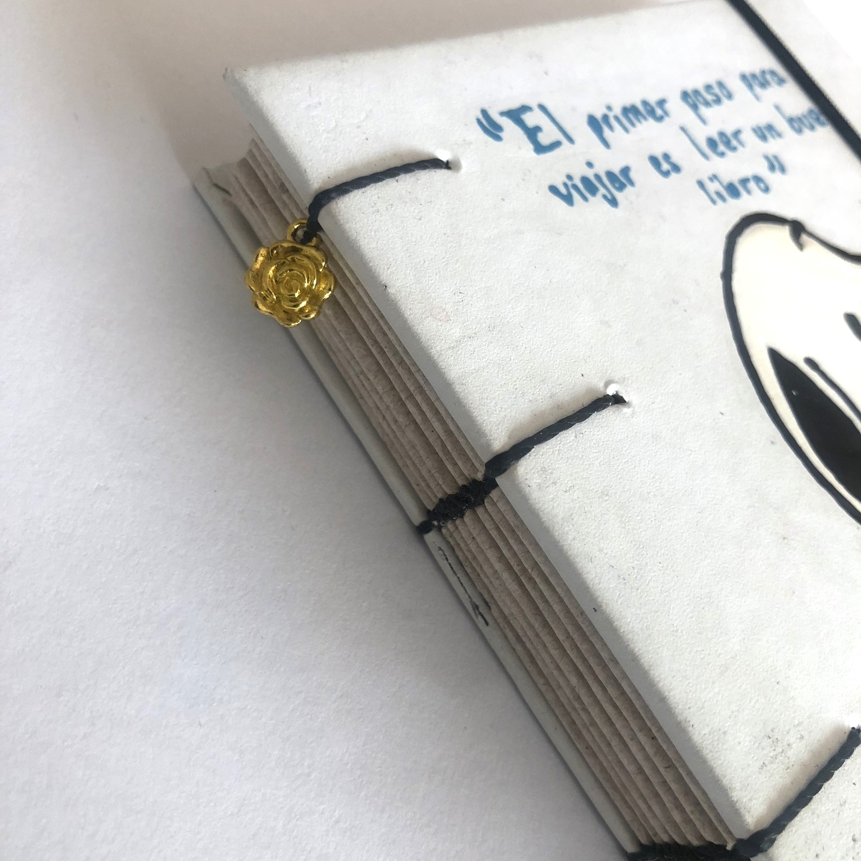 Cuadernos Artesanales de Bolsillo - Snoppy Lectura - Imagen 2