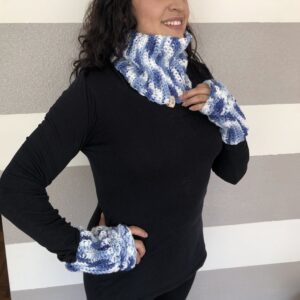 cuellera, crochet, tejido, algodón, lana acrílica, manos obreras, bolivia, hecho a mano, artesanías