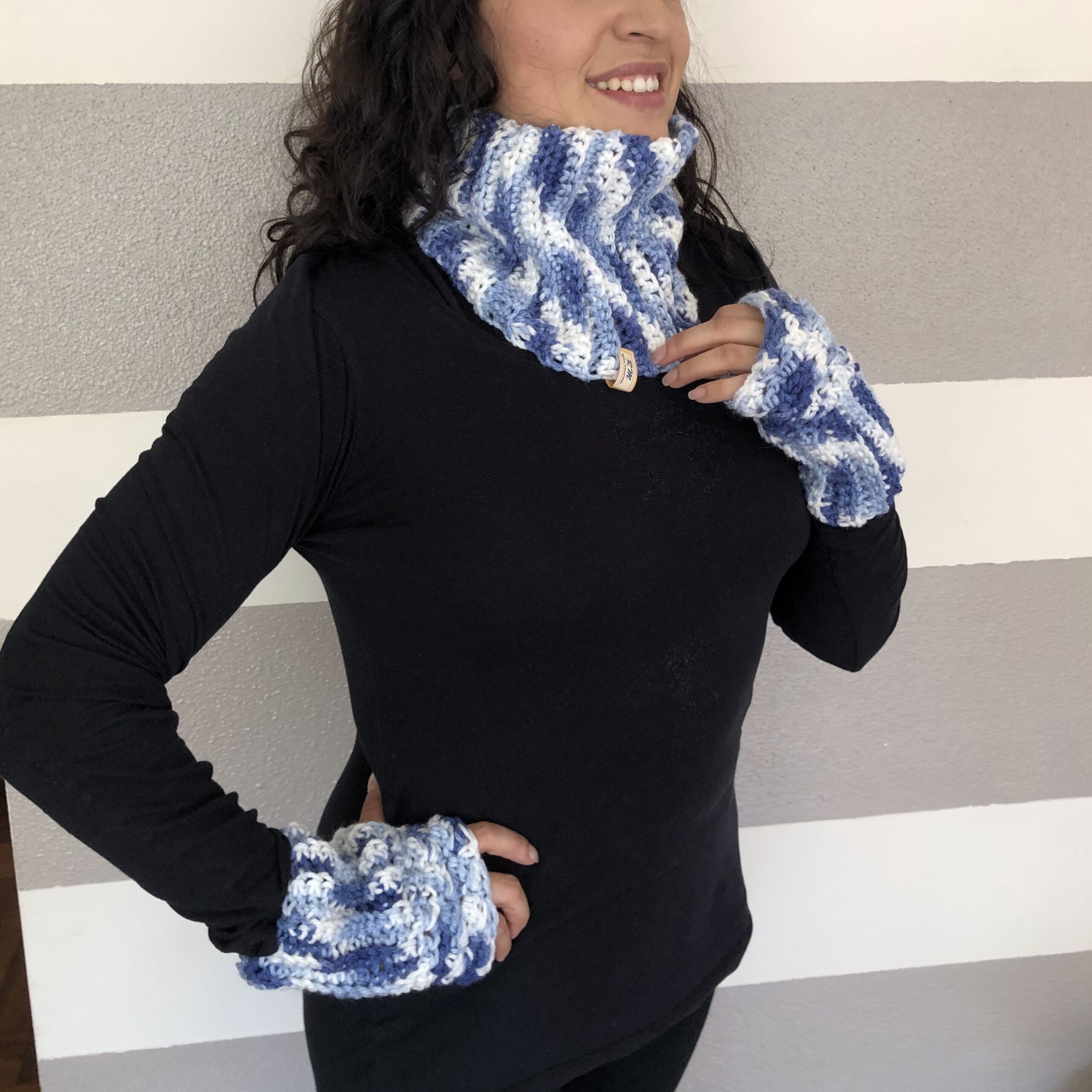 cuellera, crochet, tejido, algodón, lana acrílica, manos obreras, bolivia, hecho a mano, artesanías