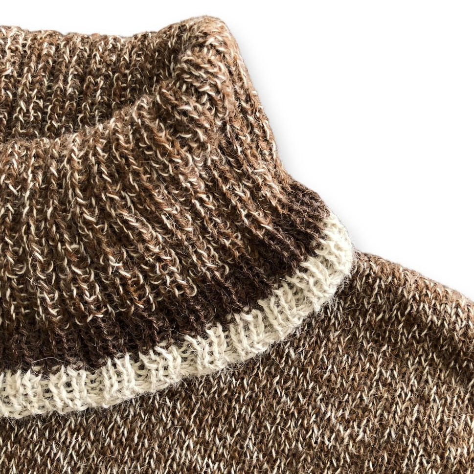 Poncho Botones Laterales de Alpaca - Imagen 2